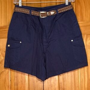 NWOT Vintage Kathy Ireland Shorts with Belt Size 11/12